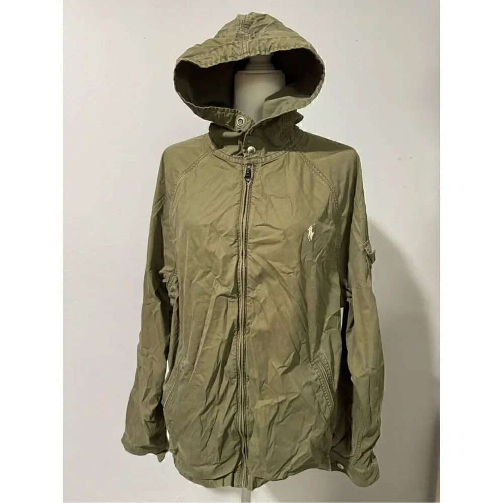 Polo Ralph Lauren green Hooded full zip